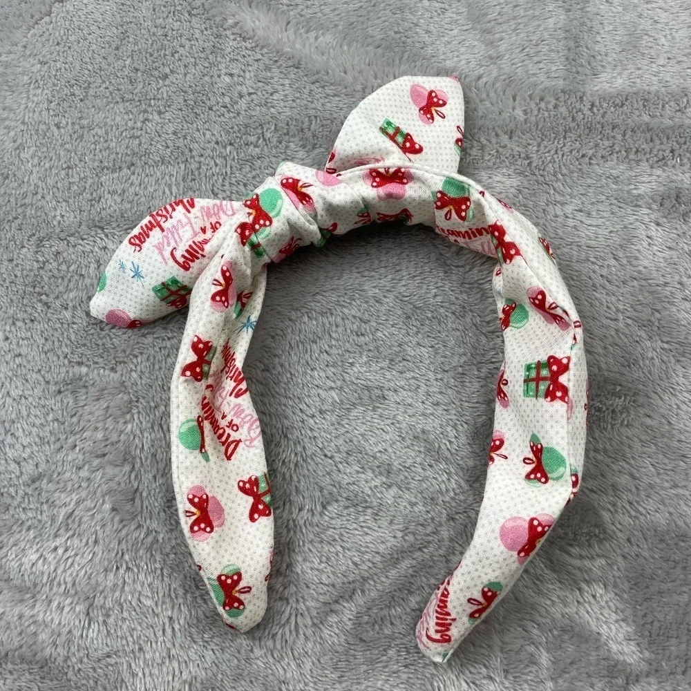 Disney Christmas Top Knot Headband Adult Size